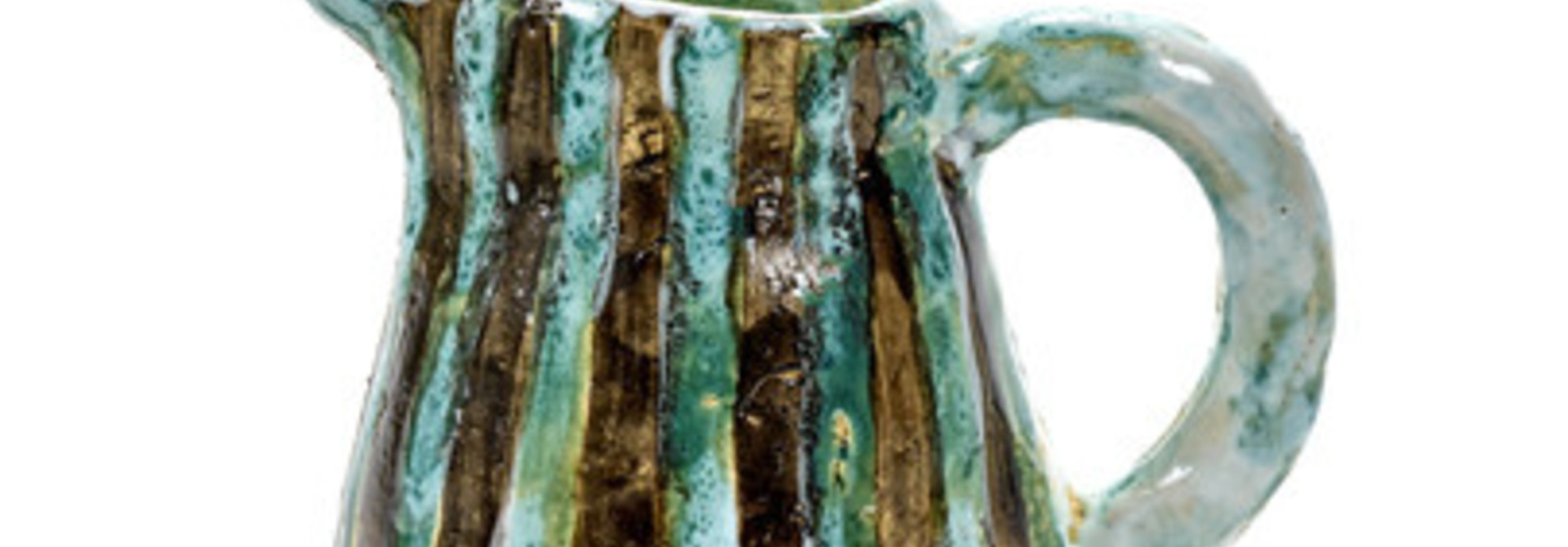 Oui Oui Decorative Jug - Blue/Green