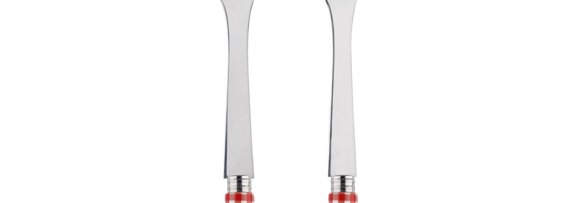 2 pc Salad Set - Vichy Red