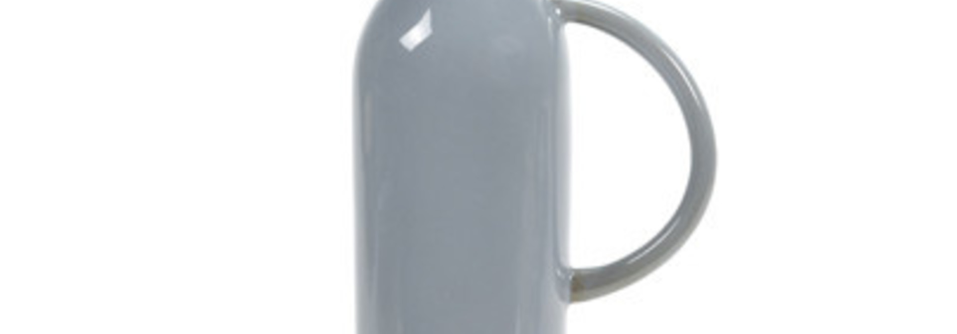 34 oz. Ceramic Jug/Stopper - Smokey Blue