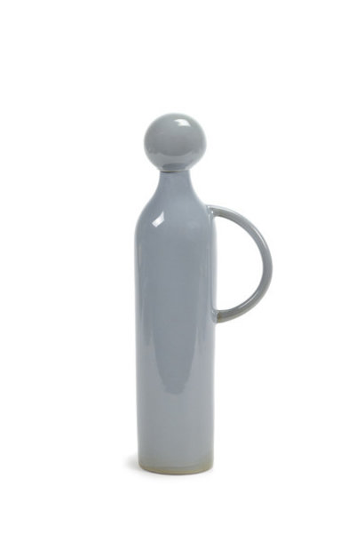 34 oz. Ceramic Jug/Stopper - Smokey Blue