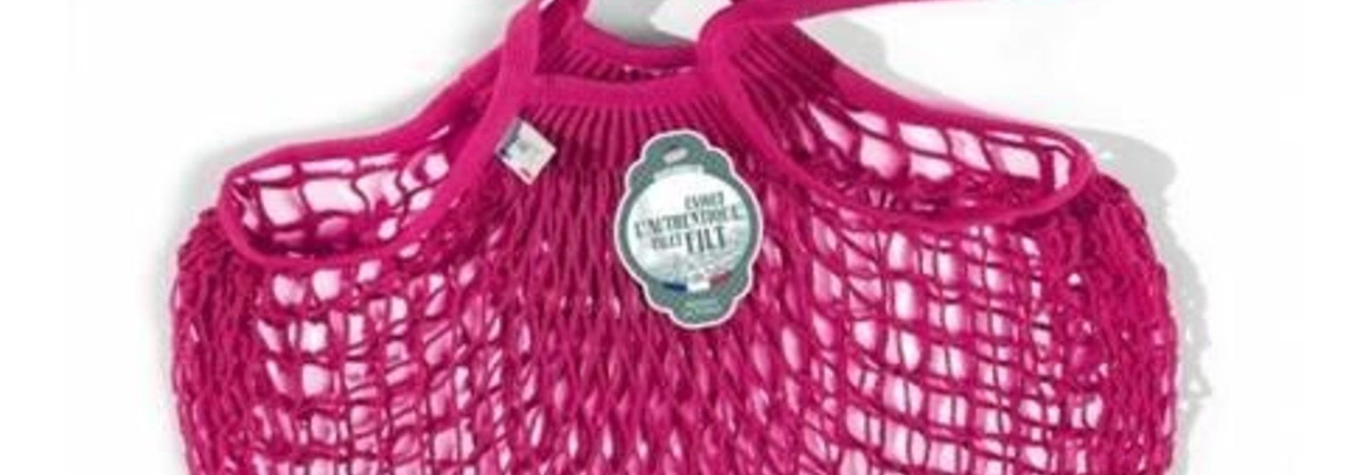 Filt Woven Cotton Bag - Fuschia