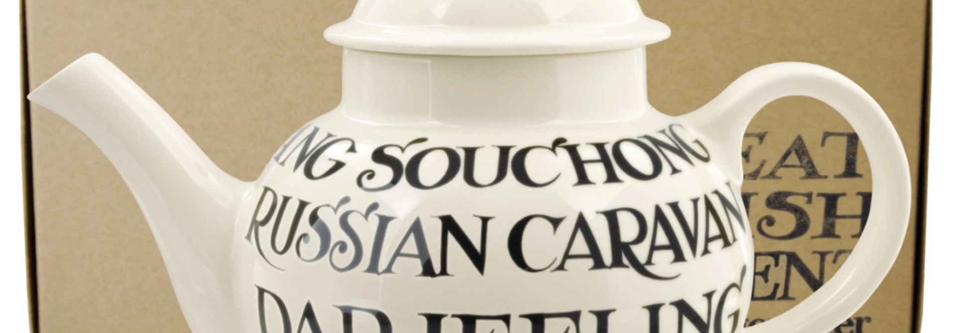 4 Mug Teapot Boxed - Black Toast