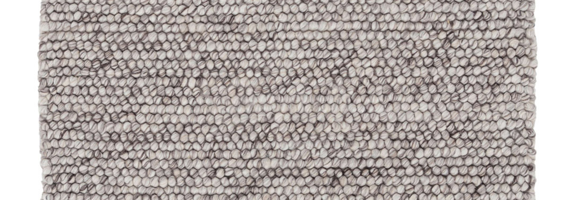 Niels Grey Woven Wool/Viscose Rug