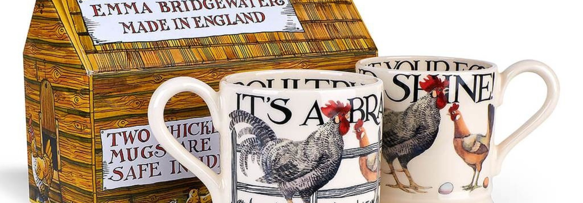 Rise & Shine Mug x 2 - 1/2 Pint