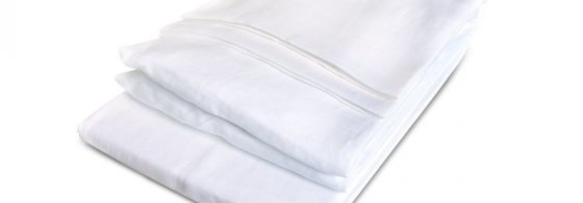 Flat King Sheet - California - White