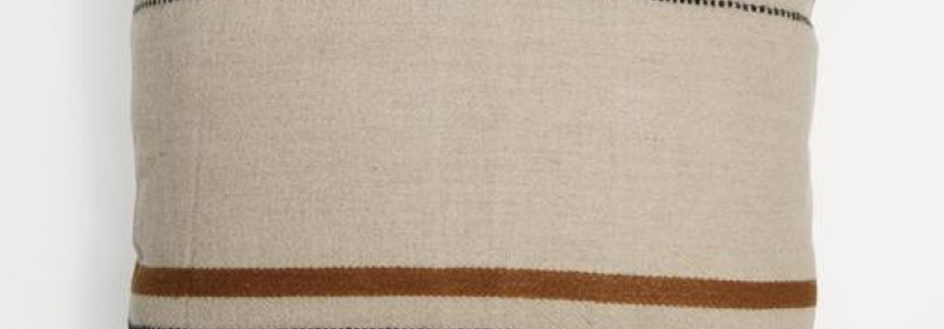 Cushion Cover Foundry - Beeswax Stripe