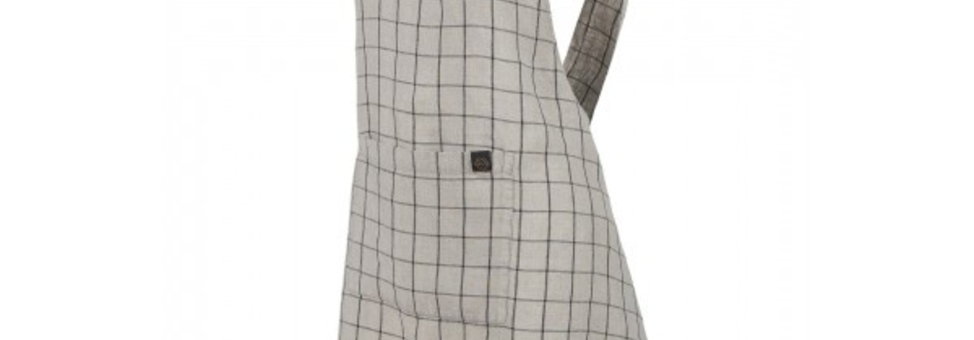 Apron - Check - Steel