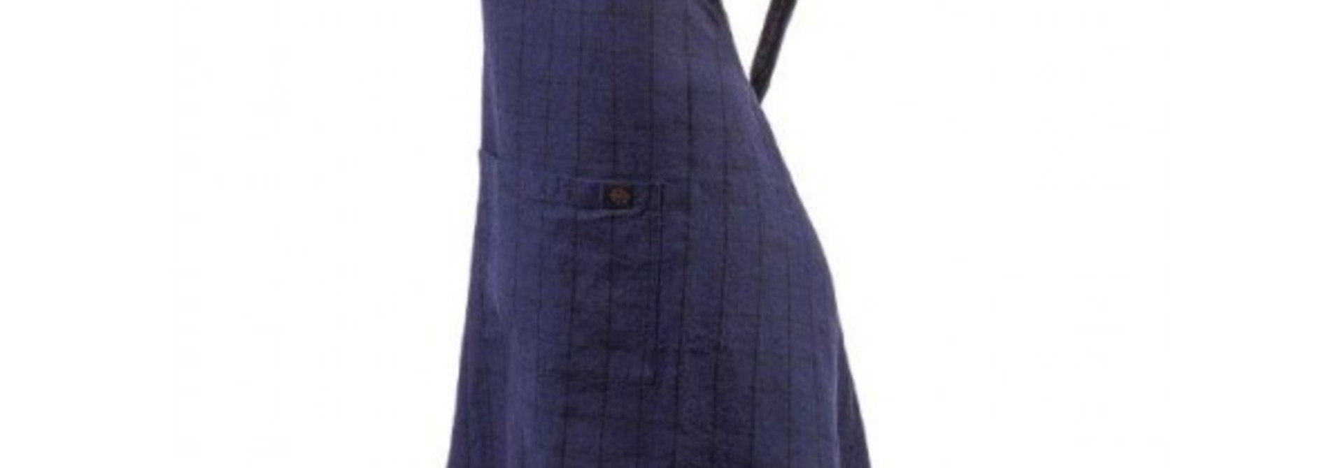 Apron - Check - Indigo