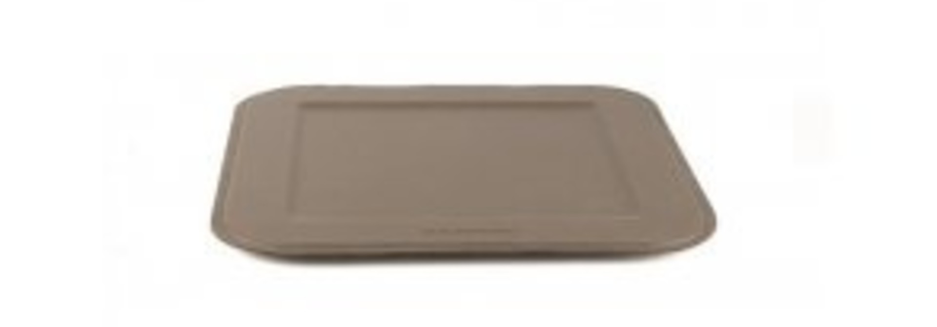 Serving Tray Square - Leather - Cocoa Brown