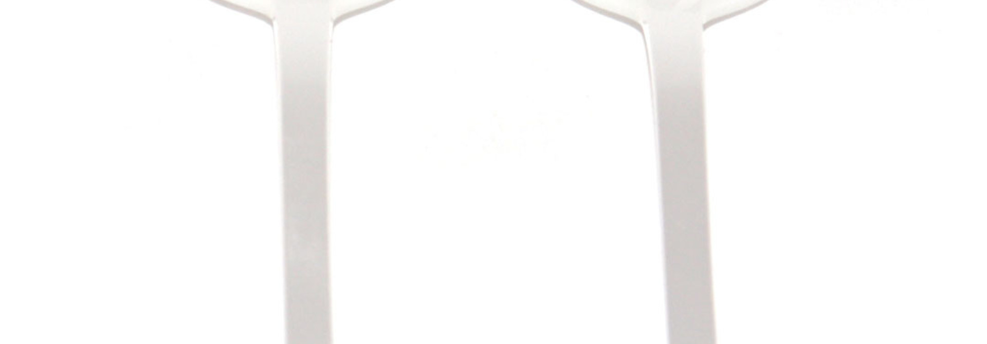 2 Pc Salad Set Sm - Clear Stripe