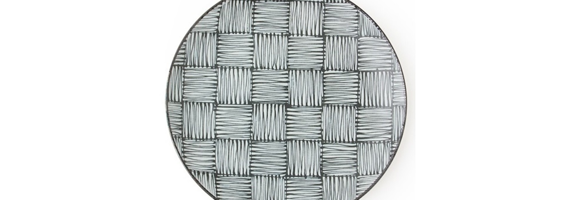Komon Ichimatsu 9" Plate