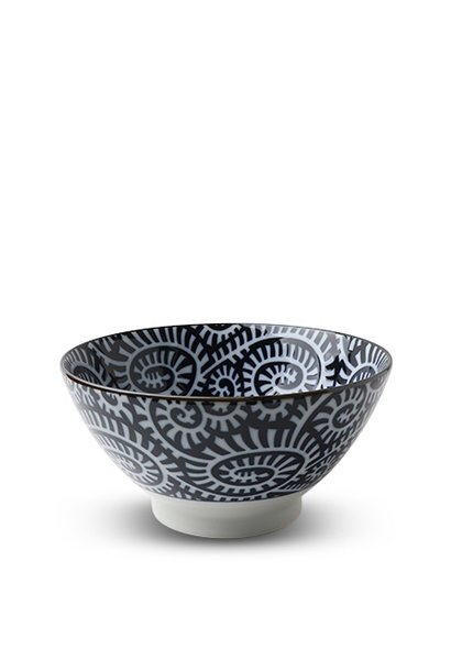 Blue & White Karakusa 7" Noodle Bowl