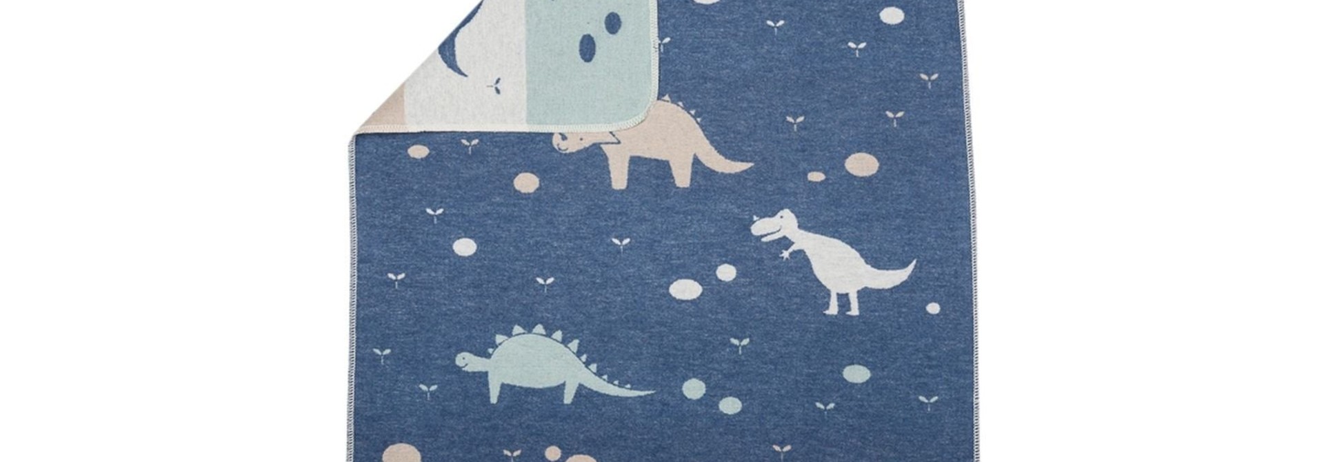Blanket - Dino - Blue