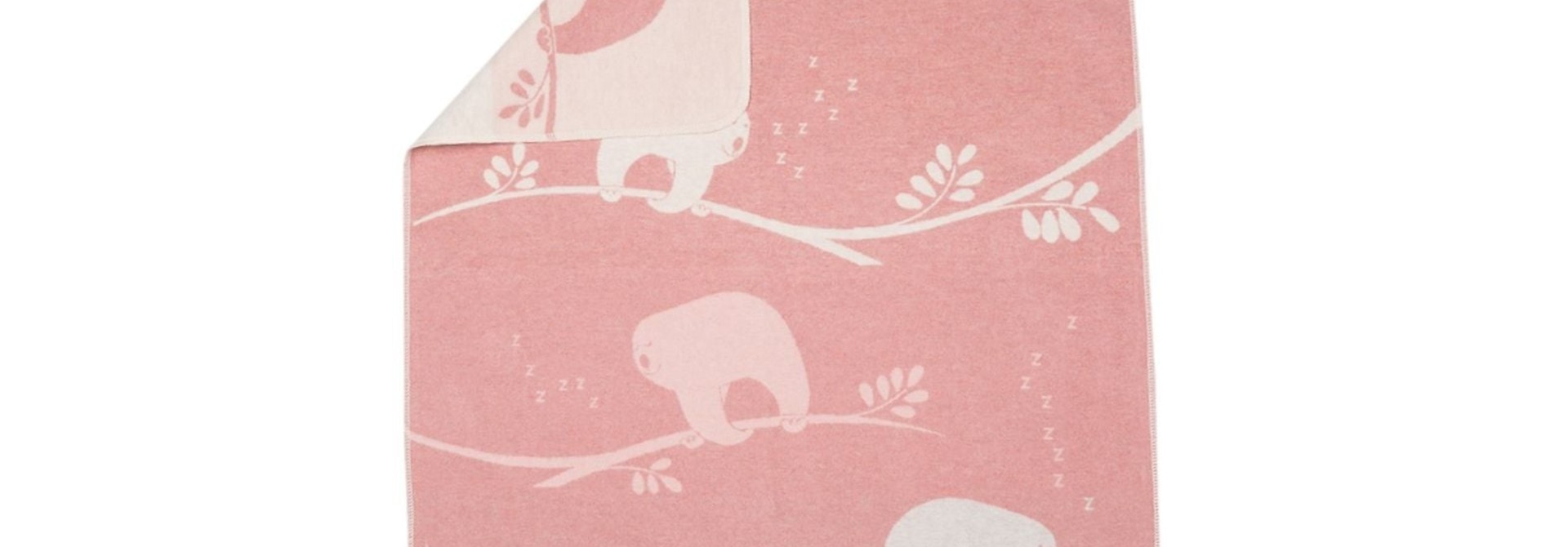 Blanket - Sloth - Pink