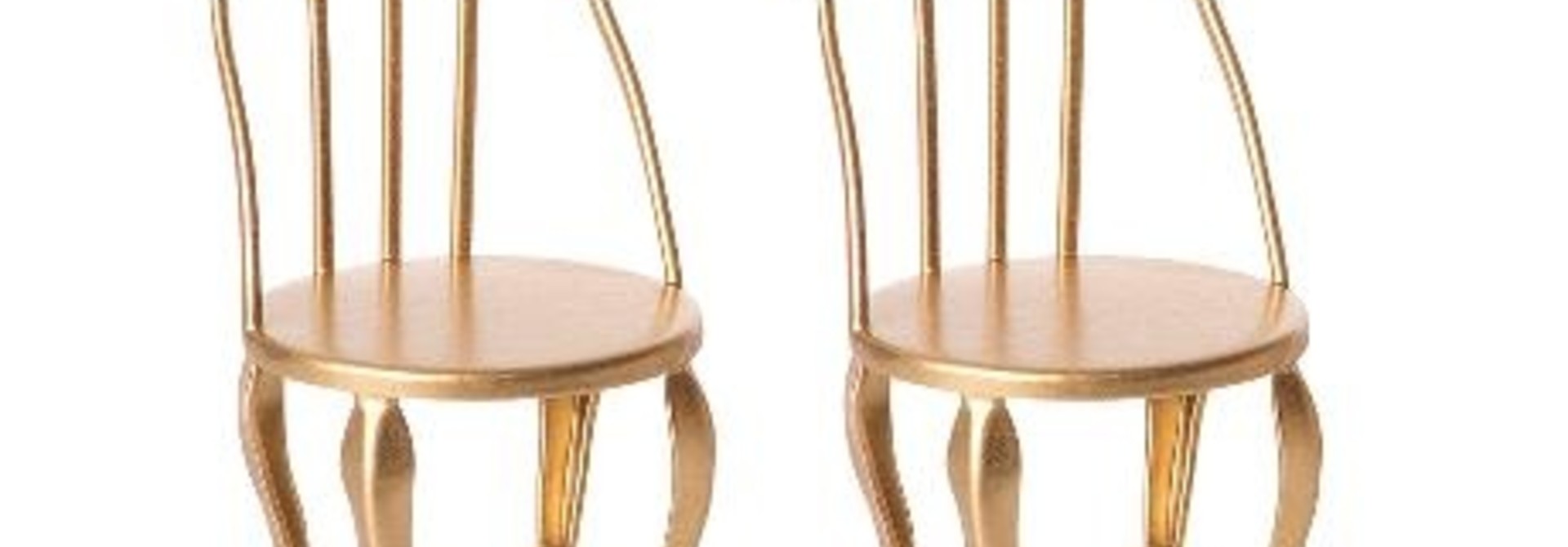 Vintage Chair Micro - Gold - 2 Pack
