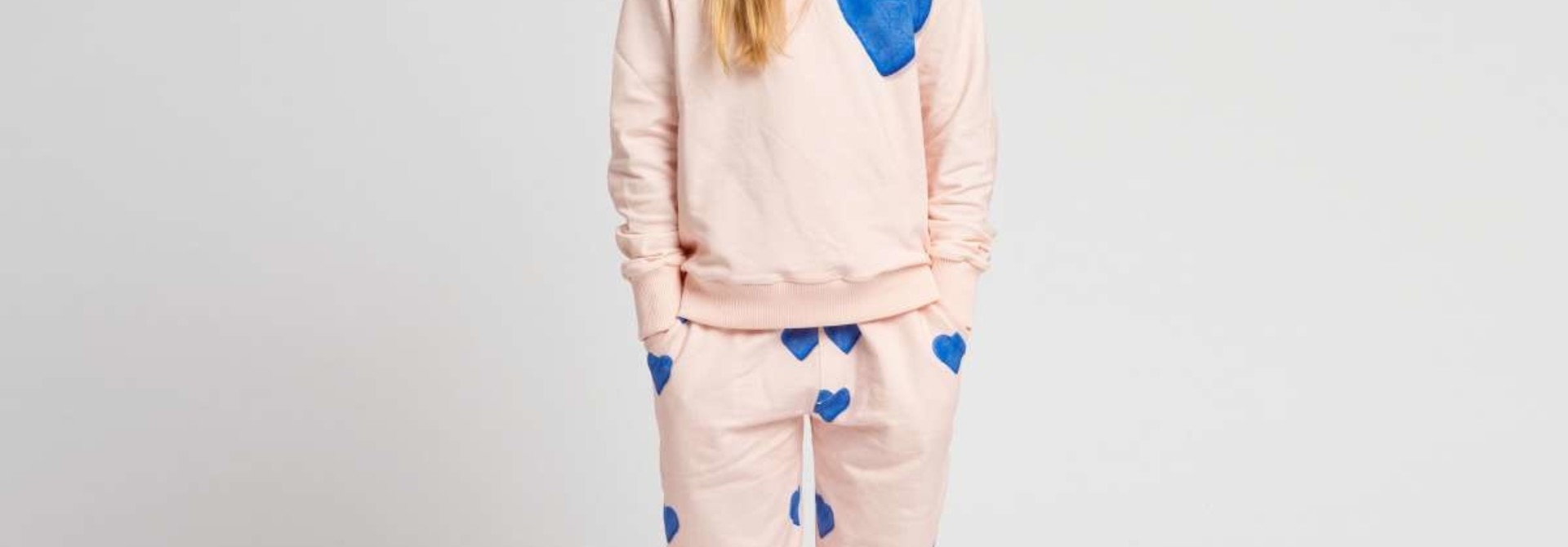 Sweatsuit - Heart -2 pc. - Sz 2