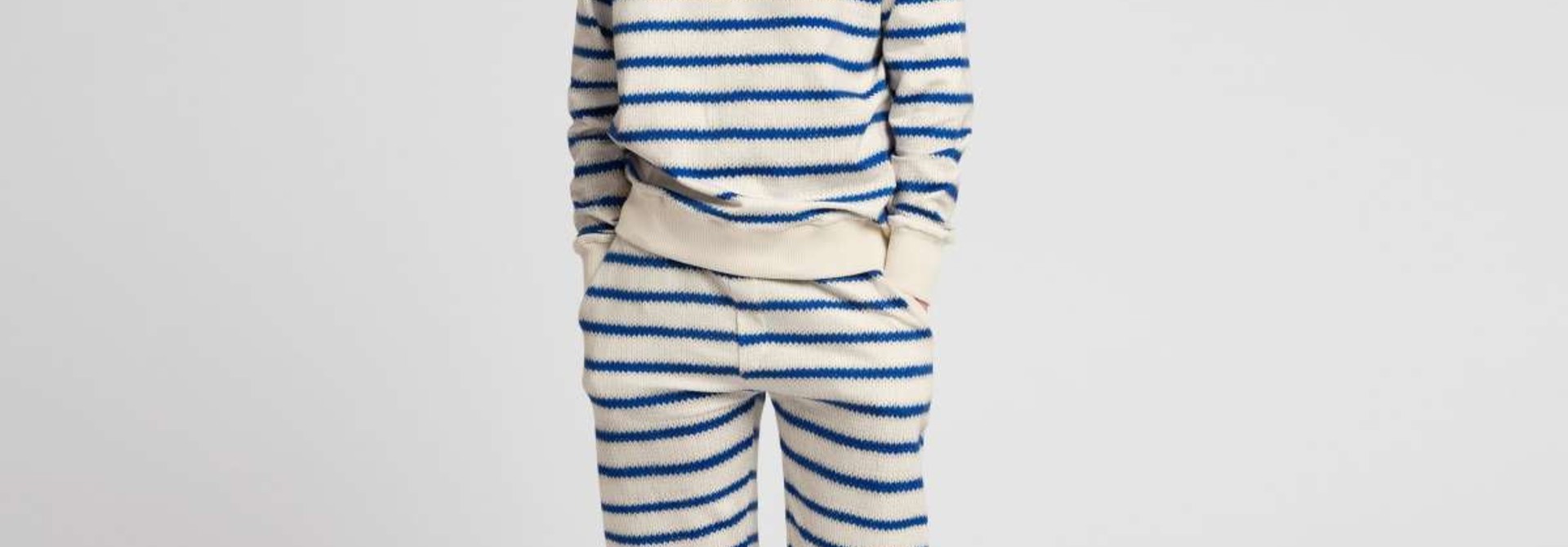 Sweatsuit - Breton - 2pc. - Sz. 9/10