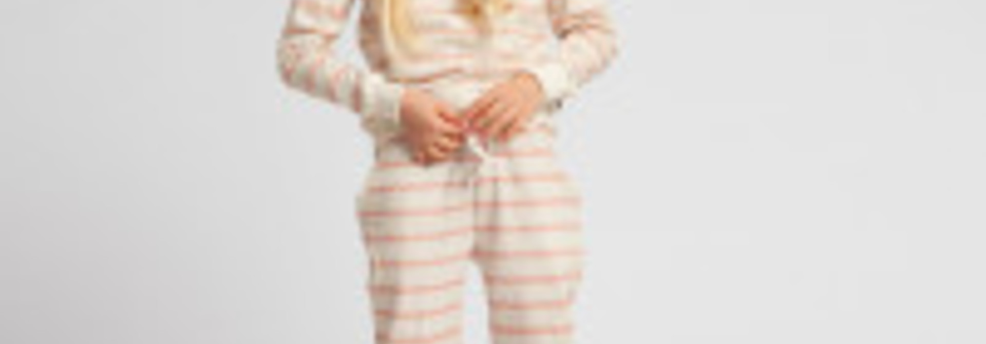 Sweatsuit - BretonPink - 2pc. - Sz. 3/4