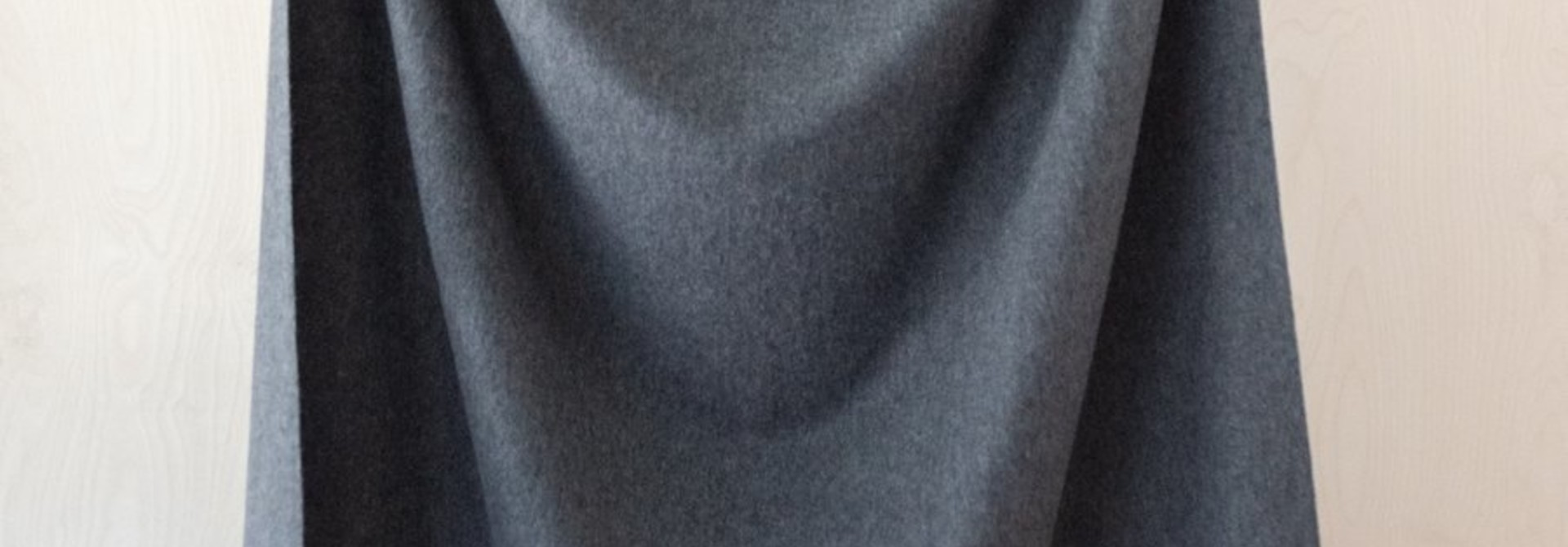 Cashmere Blanket - Charcoal Melange