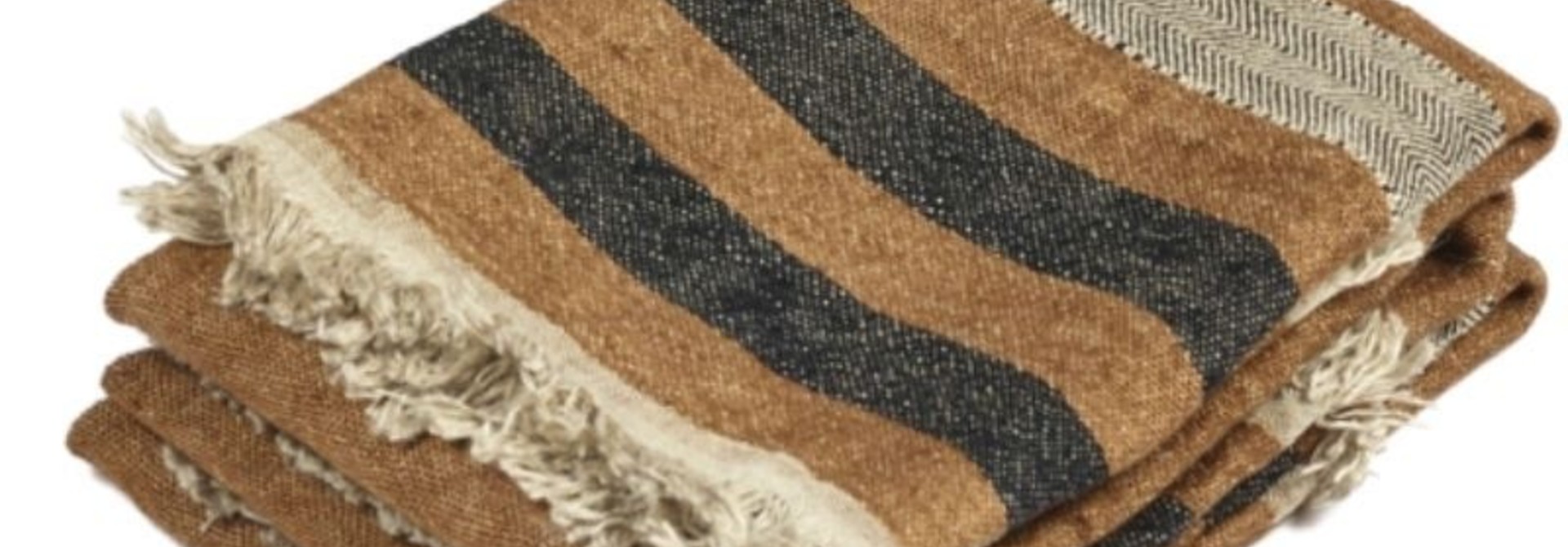 Bath Towel - Nairobi - Brown Stripe