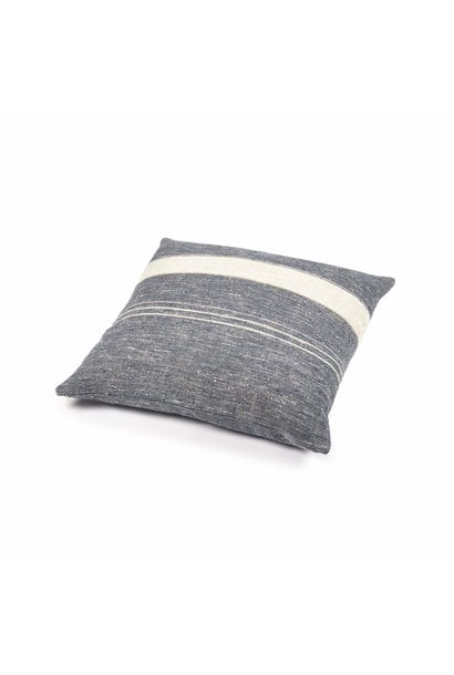 Cushion Cover North Sea Stripe Blue - 25" x 25"