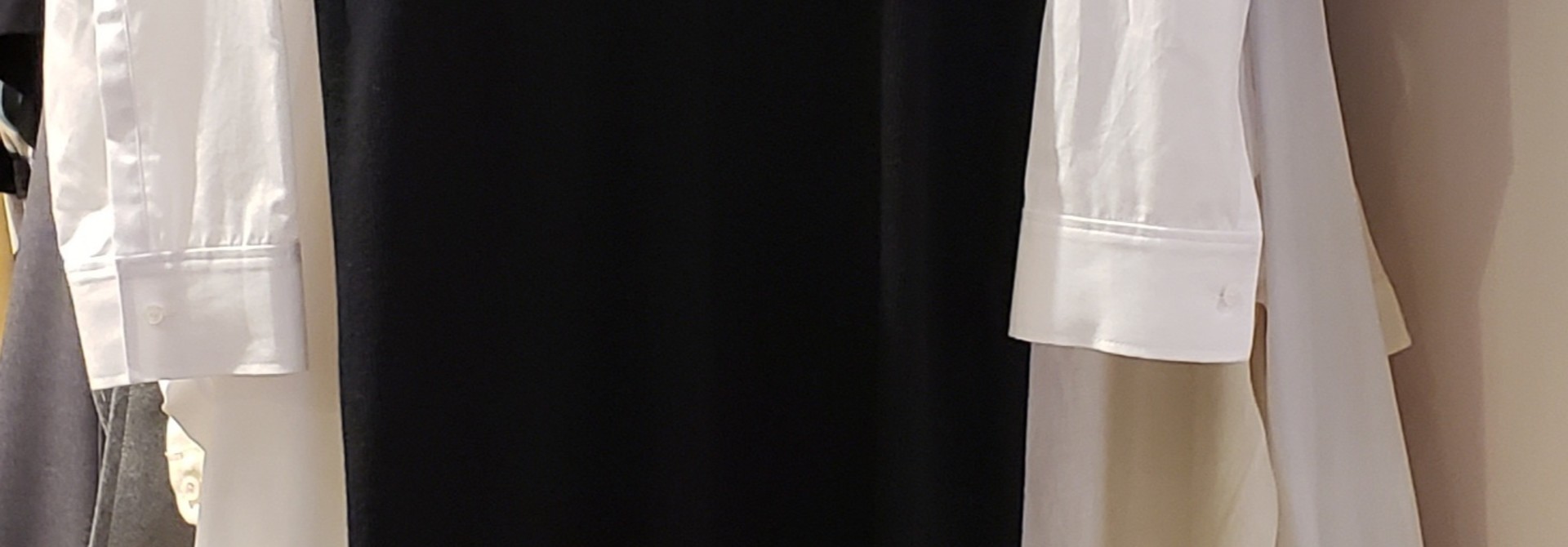Dress - White/Blk - Sz. 40
