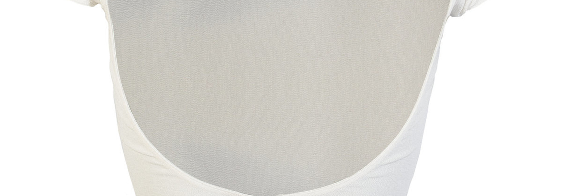 Top - Chalk White - Open Back - Sz 42
