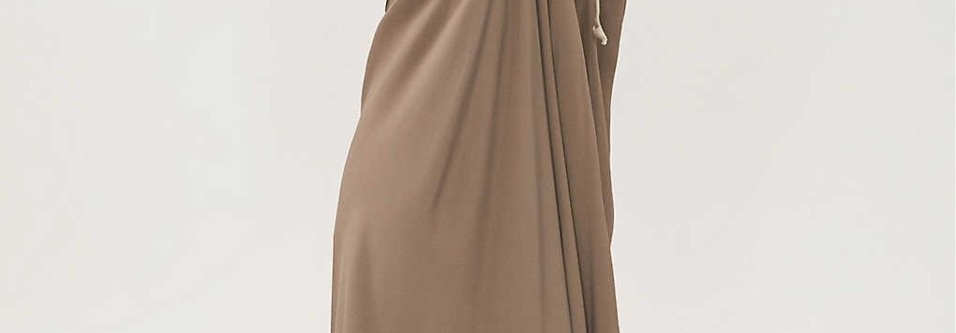 Maxi Skirt - Ruched - Dust - Sz 46