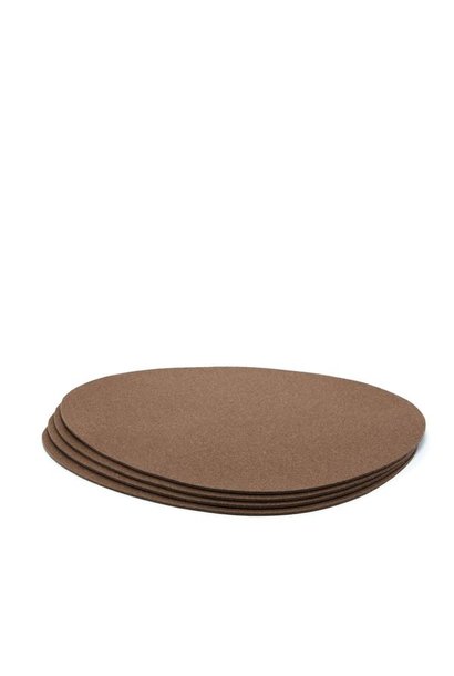 Felt Trivet Stone Medium - Cumin