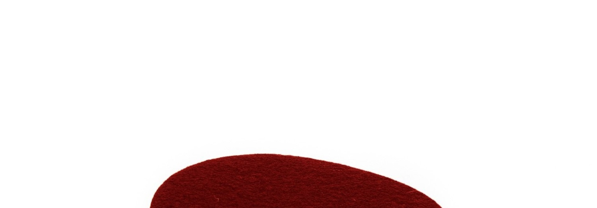 Felt Trivet Stone Small - Rosewood