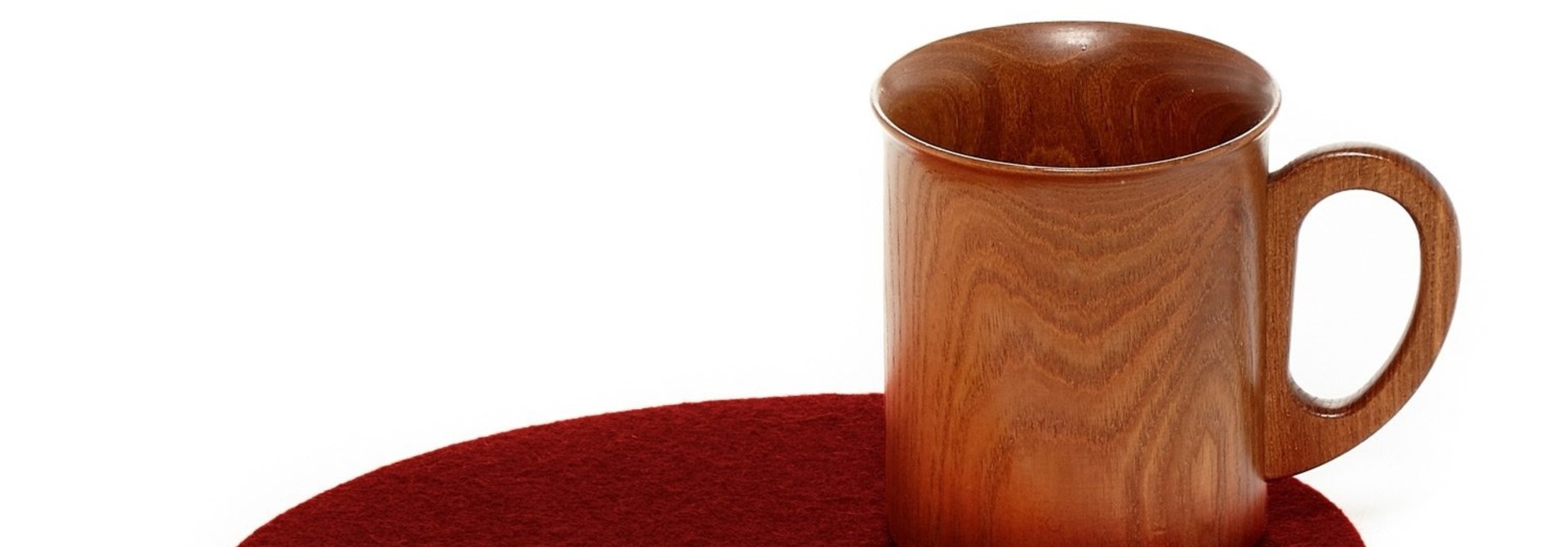 Felt Trivet Stone Medium - Rosewood