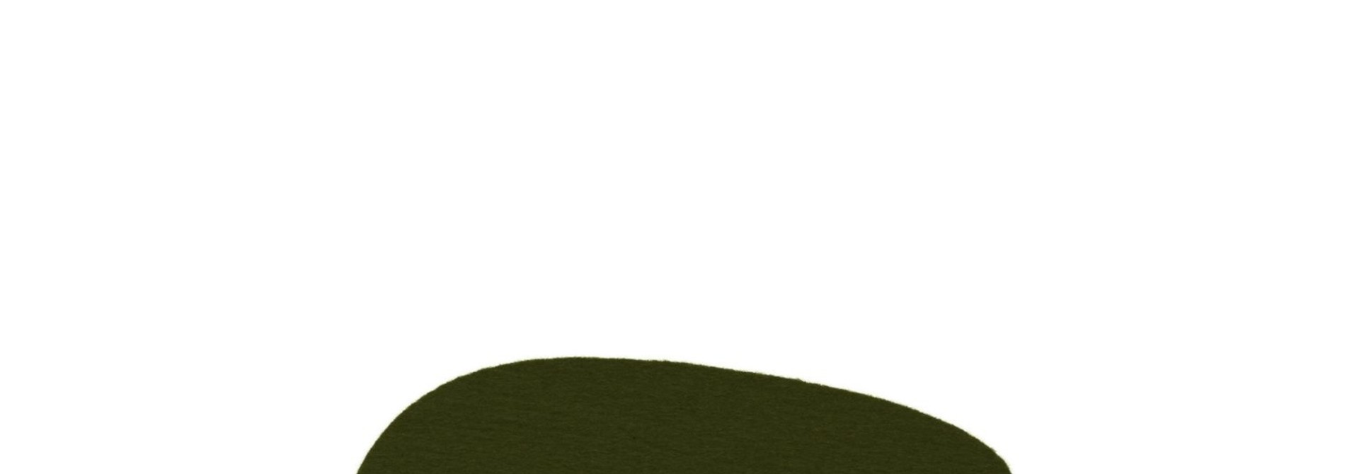 Felt Trivet Stone Small - Moss