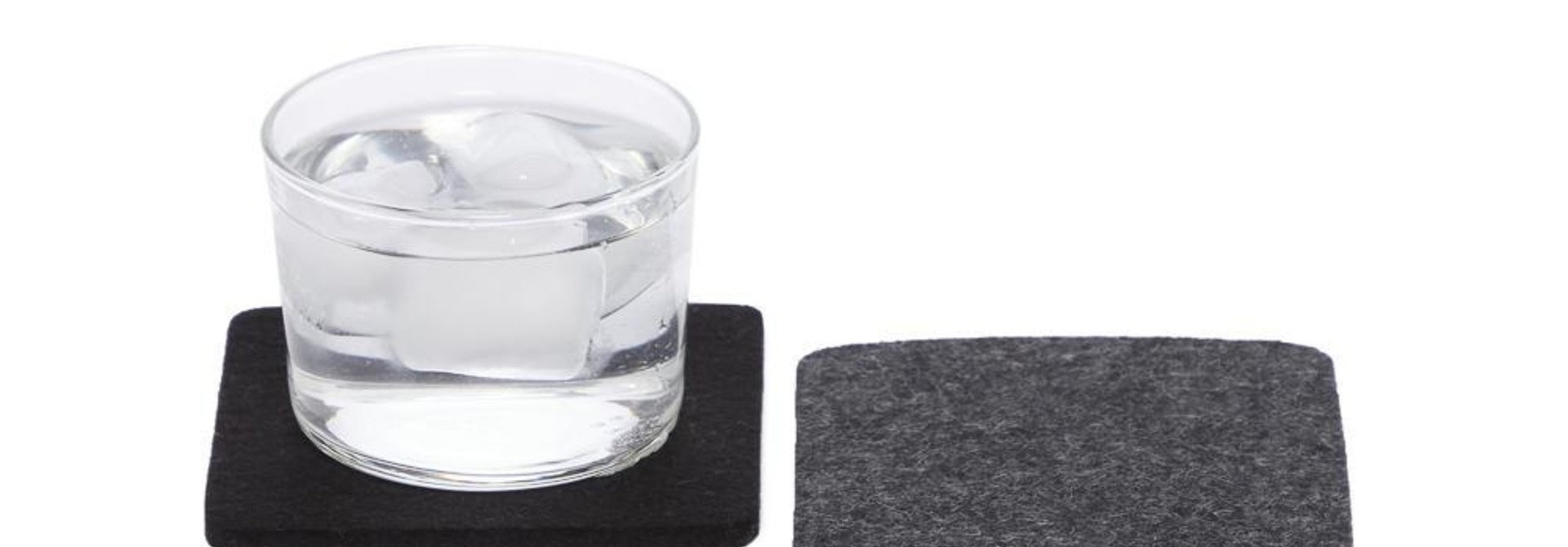 Felt Coaster Set of 4 - Noir