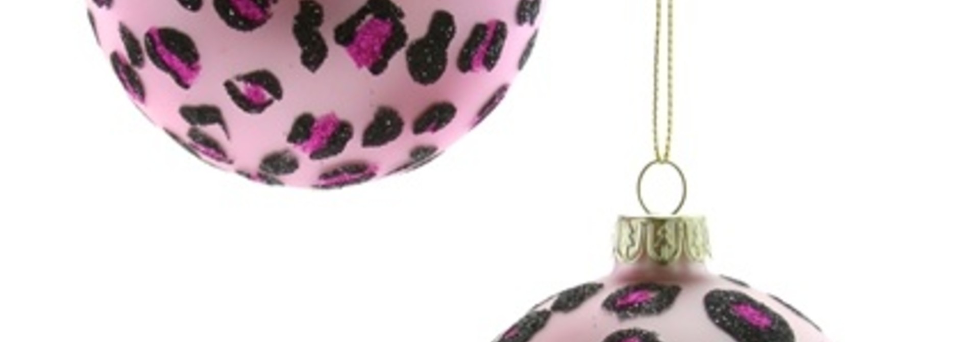 PINK LEOPARD BAUBLE