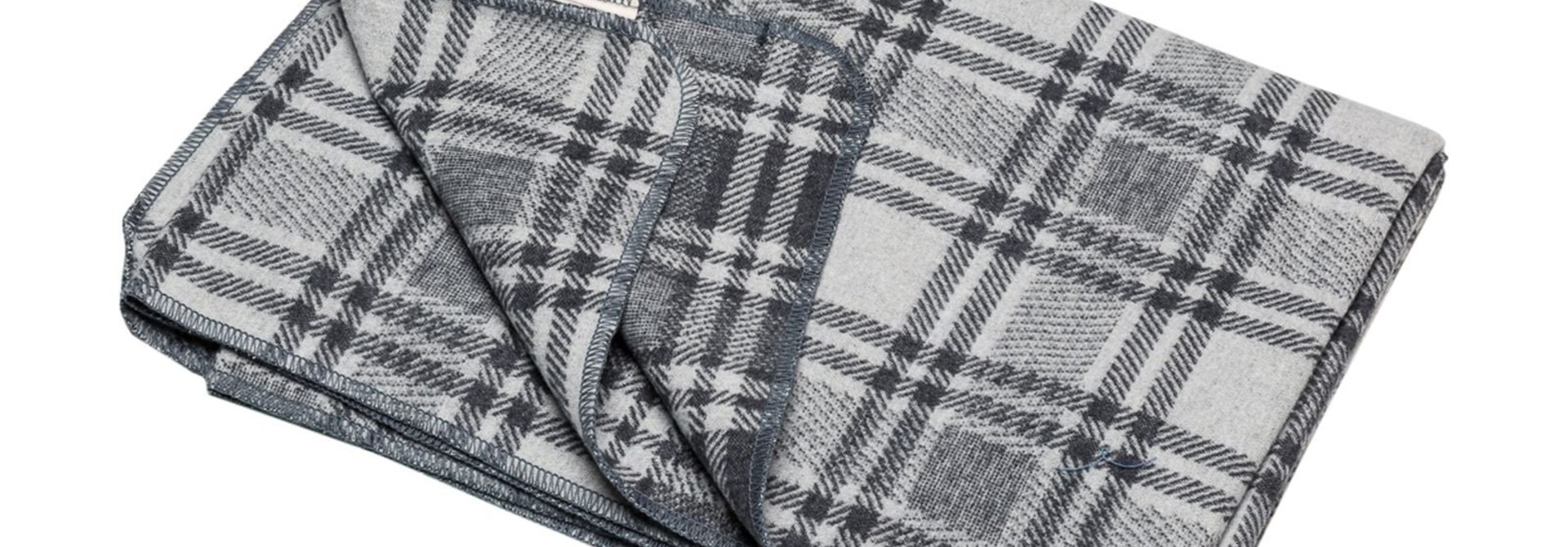 Blanket - Checkered - Charcoal