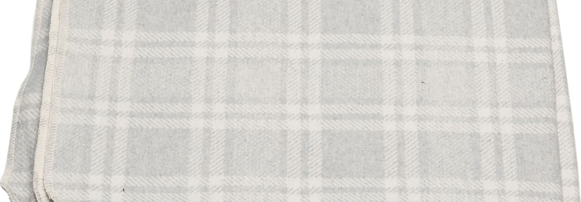 Blanket - Checkered - Light Grey