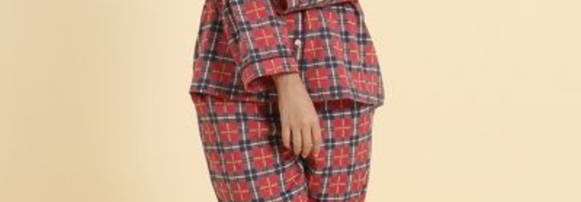 Pyjama - Red Plaid - 2pc. - Large
