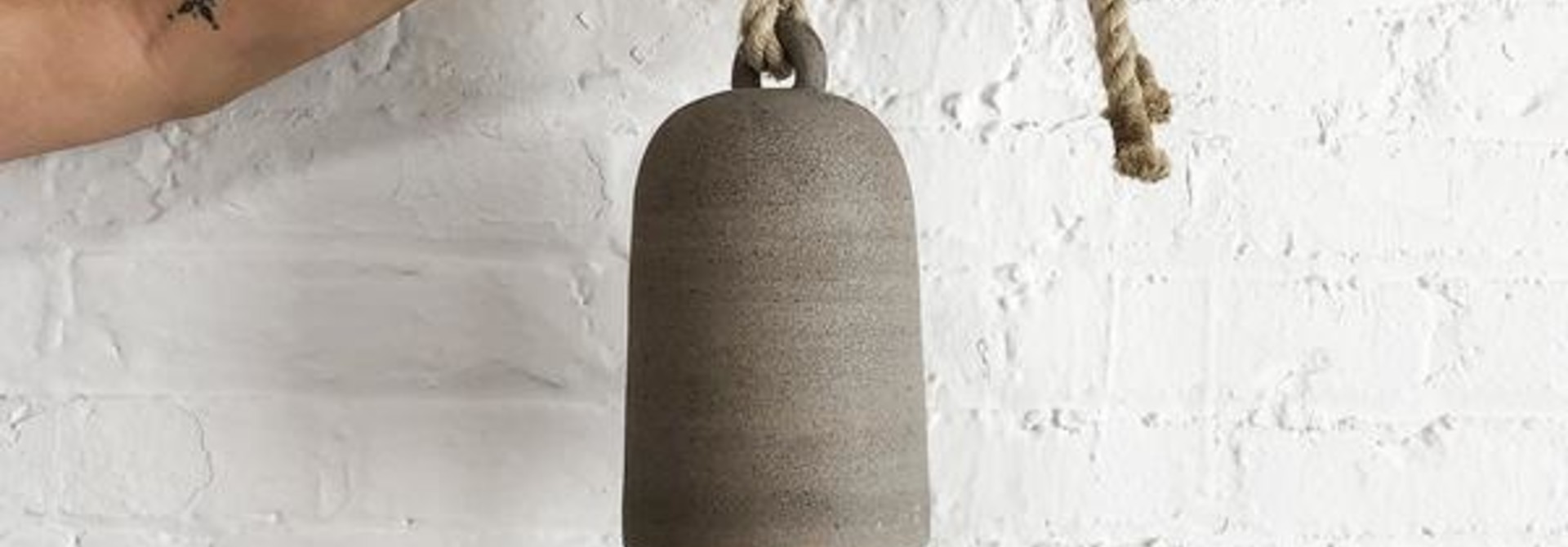 Oval Bell - Large - Grey