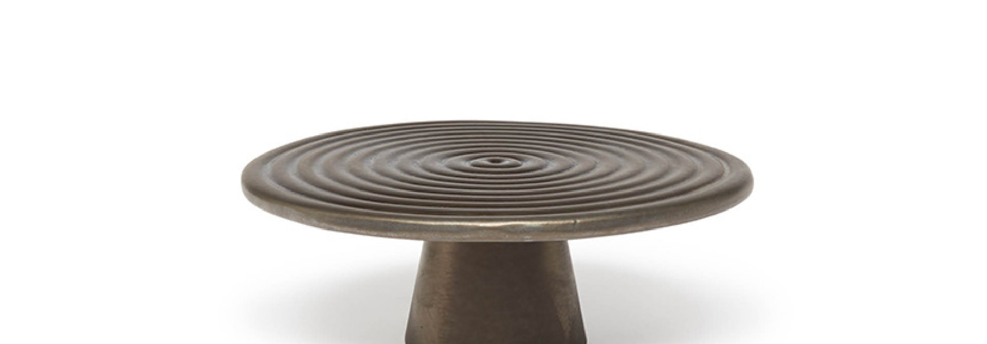 Food/Cake Stand - Platinum Matt - Sm