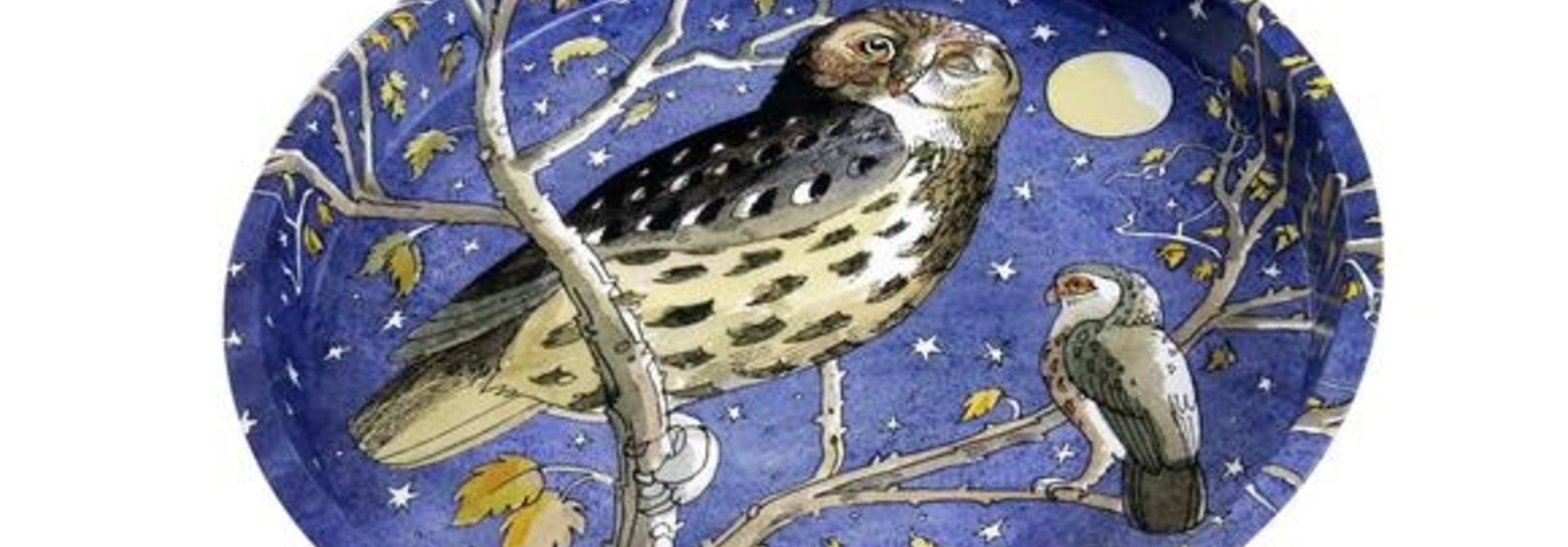 Round Tray - Owl