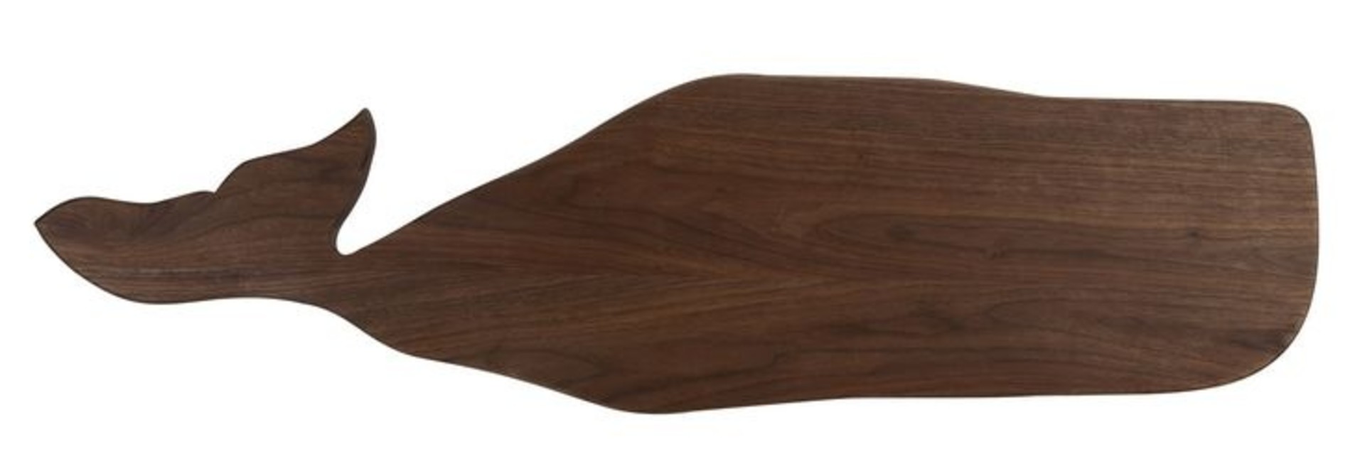 Great Whale Serving Board Lg - Walnut