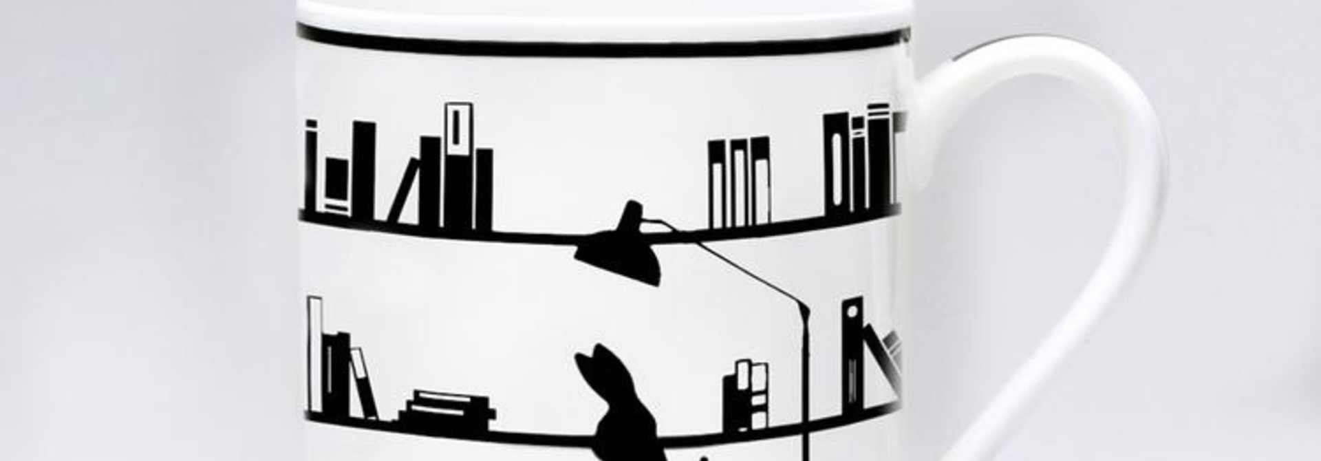 Reading Rabbit Mug