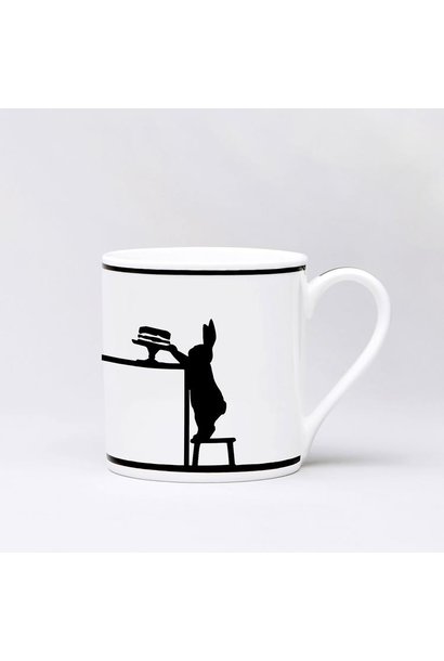 Cake Loving Rabbit Mug