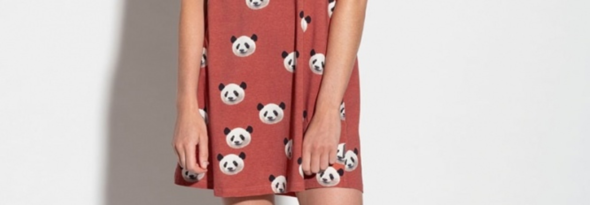 Tank Dress - Cotton - Panda - Med.