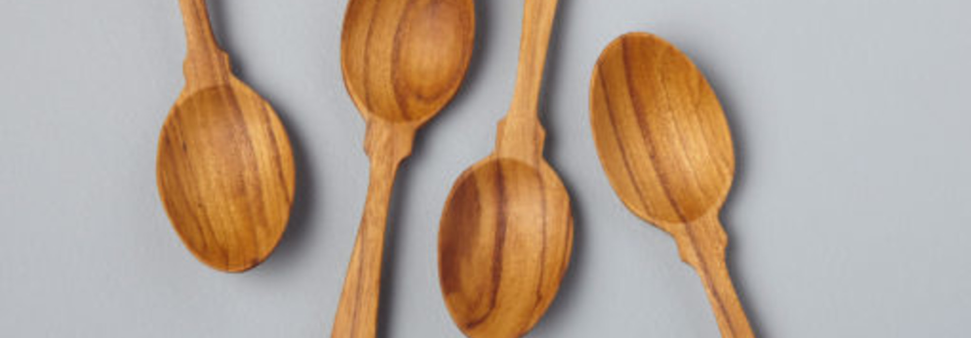 Teak Coffee Spoons - Set of 4