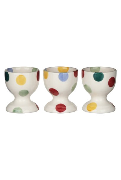 Polka Dot Set Of 3 Egg Cups