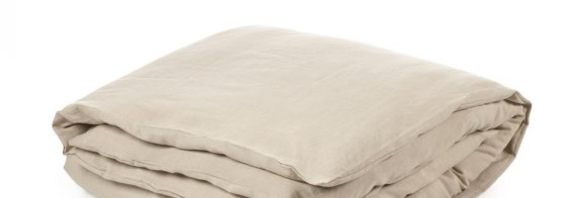 Heritage Flax Duvet & Flat Sheet Set - Queen