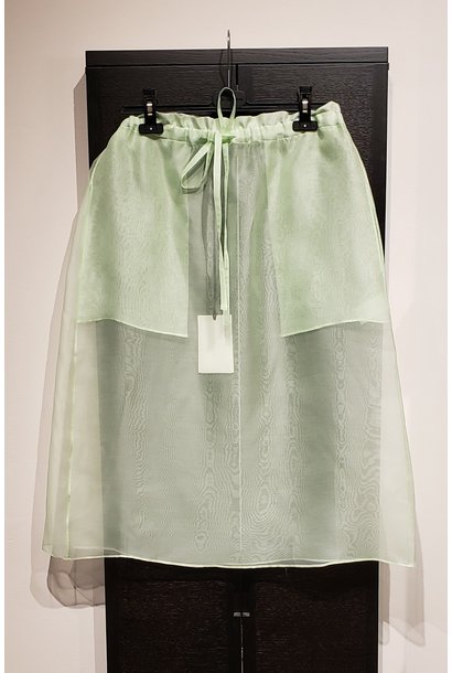Silk Organza Skirt- Mint - Sz 2