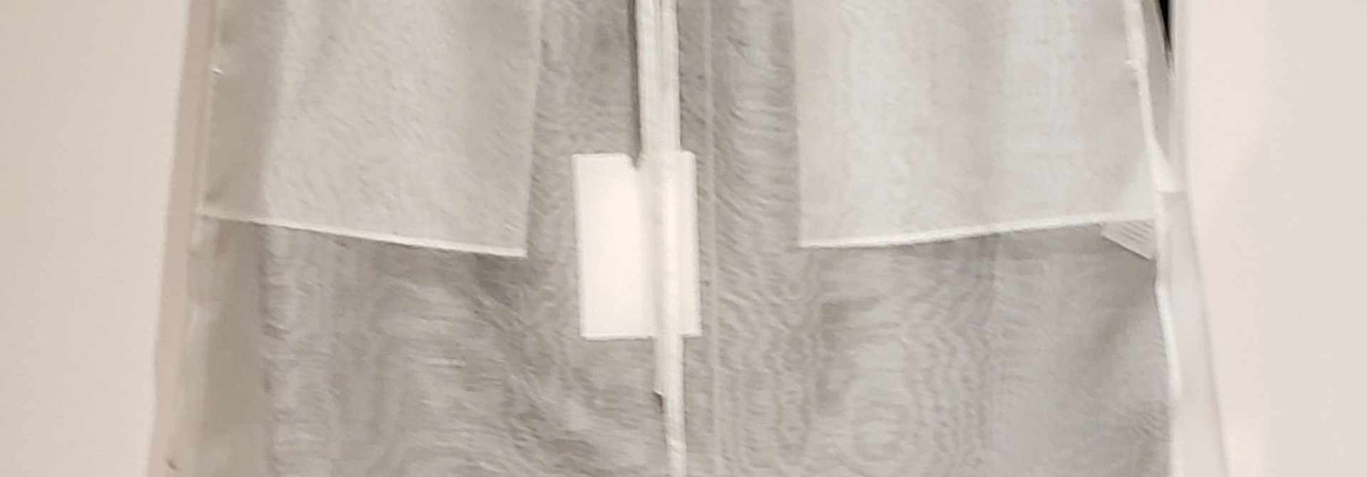 Silk Organza Skirt- Ivory- Sz 2