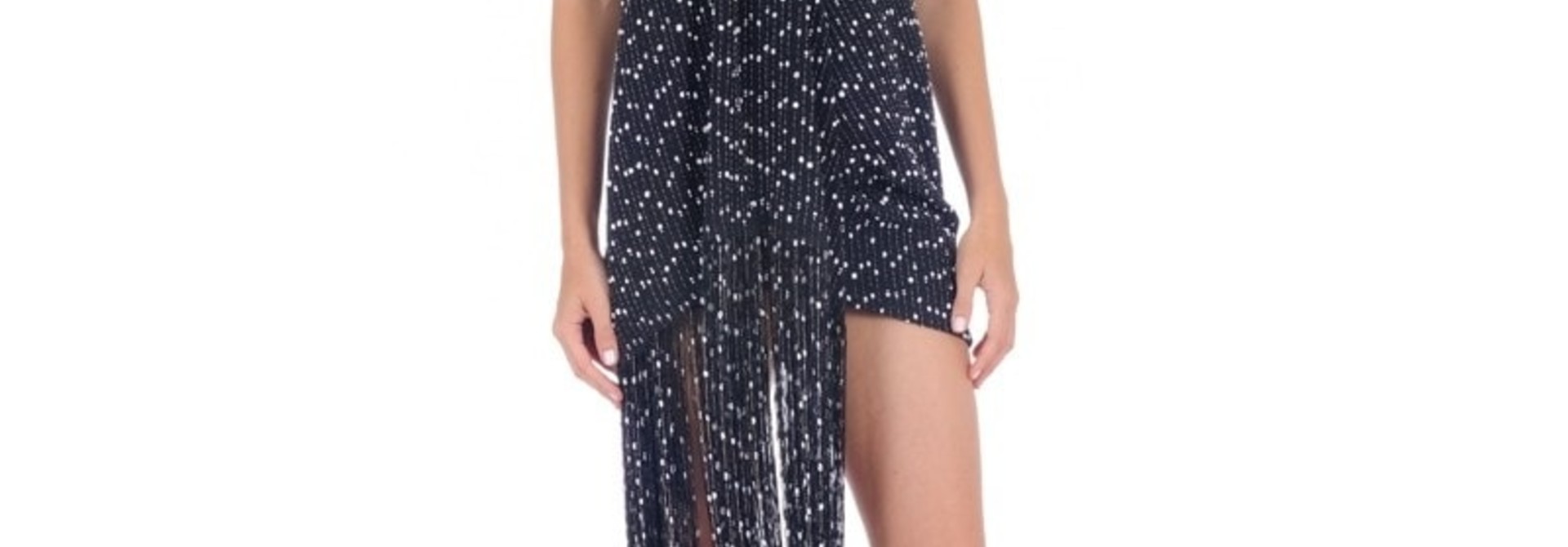 Mini Fringed Dress - Sz. 40